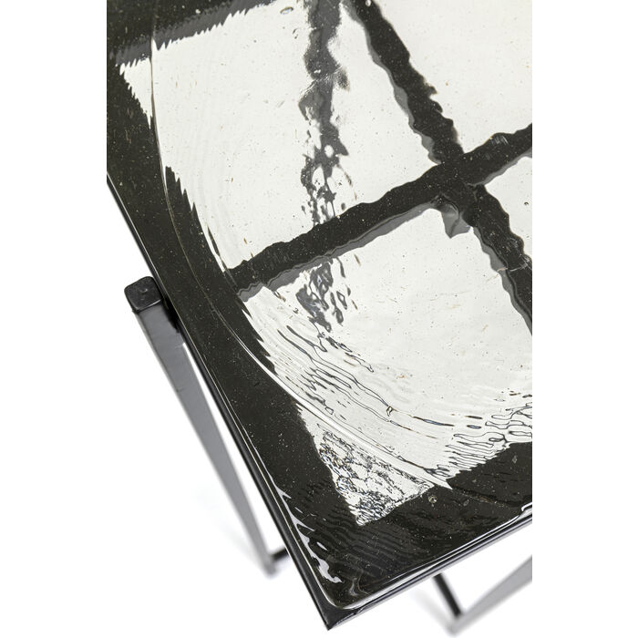 Consola Ice negro 90x80cm