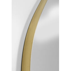 Wall Mirror Shape Brass 110x120cm