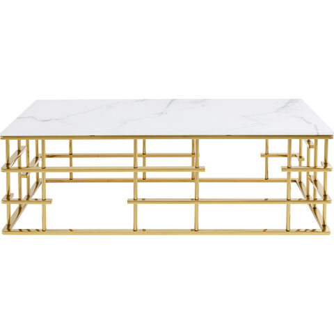 Table basse Rome doré 130x70cm