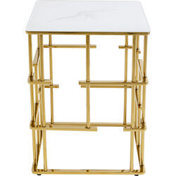 Side Table Rome Gold 40x40cm