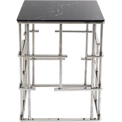 85583 Side Table Rome Silver 40x40cm