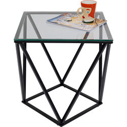 Side Table Cristallo Black 50x50cm