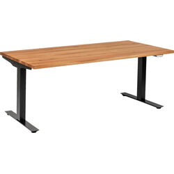 Schreibtisch Office Jackie Eiche Schwarz 200x100