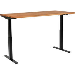 Schreibtisch Office Jackie Eiche Schwarz 200x100