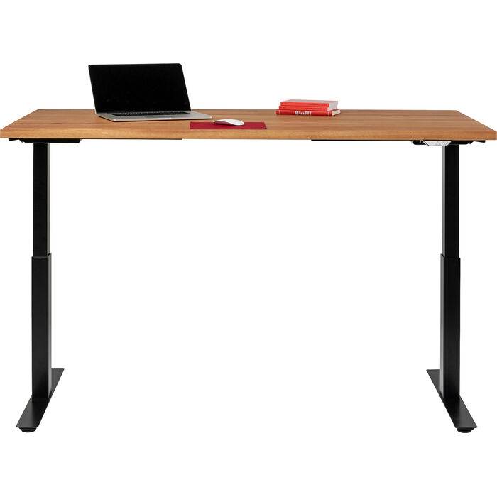 Schreibtisch Office Jackie Eiche Schwarz 200x100