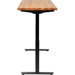 Schreibtisch Office Jackie Eiche Schwarz 200x100