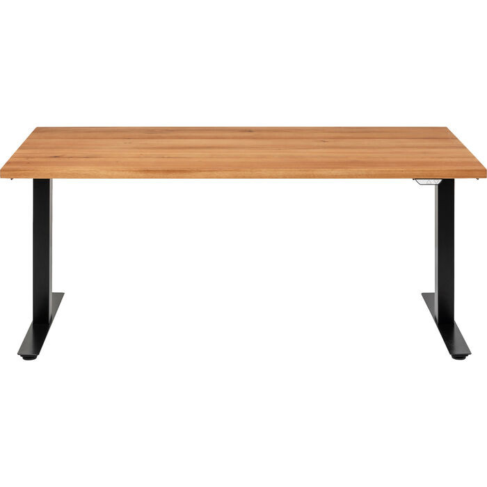 Schreibtisch Office Jackie Eiche Schwarz 200x100