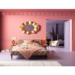 85667 - Bed Desire Velvet Ecru 180x200cm
