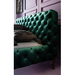 Cama Desire Velvet verde 160x200cm