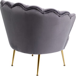 Fauteuil Water Lily doré-gris