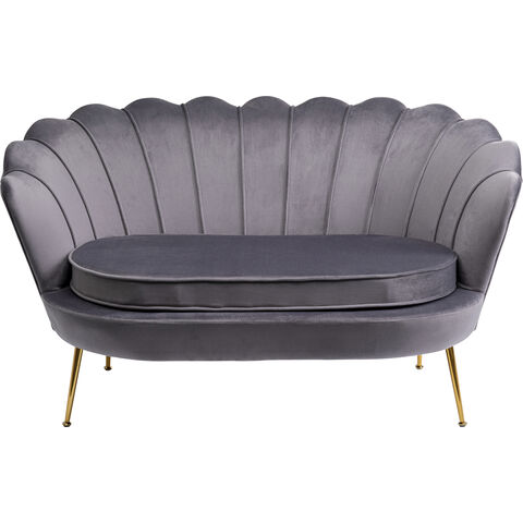 Sofa Water Lily 2-Seater Gold Grey