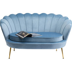 Sofa Water Lily 2-Seater Gold Aqua