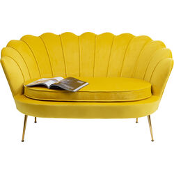 Sofa Water Lily 2-Seater Gold Yellow