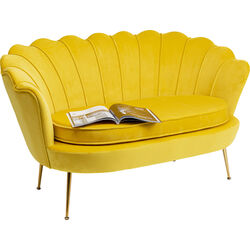 Sofa Water Lily 2-Seater Gold Yellow