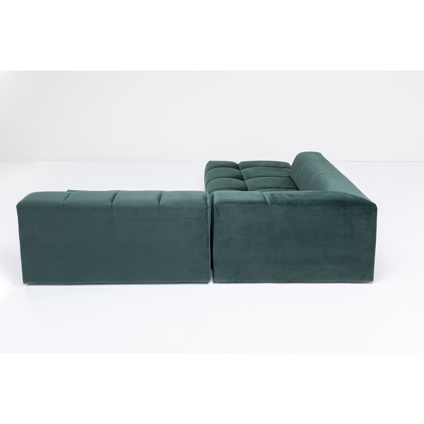 Corner Sofa Belami Velvet Dark Green Left 265cm KARE Ghana