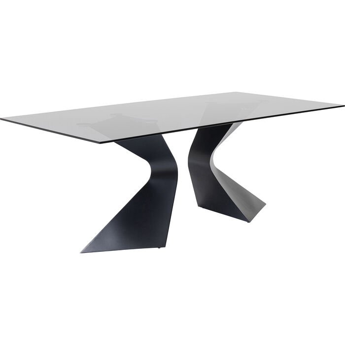 Table Gloria noir 200x100cm