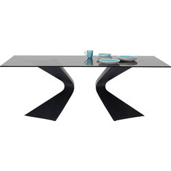 Mesa Gloria negro 200x100cm