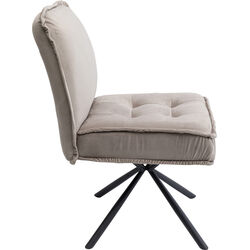 Chaise pivotante Chelsea gris