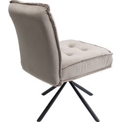 Chaise pivotante Chelsea gris