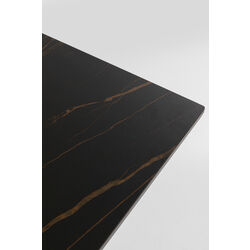 Mesa Gloria negro Keramik negro 200x100cm