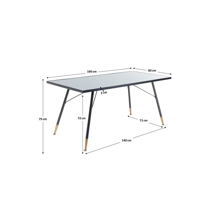 Tisch La Gomera 160x80cm