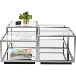 Coffee Table Luigi Silver (4/Set)