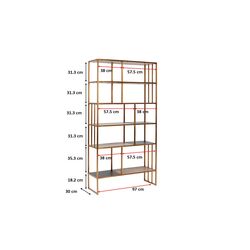 Shelf Cesaro 90x170cm