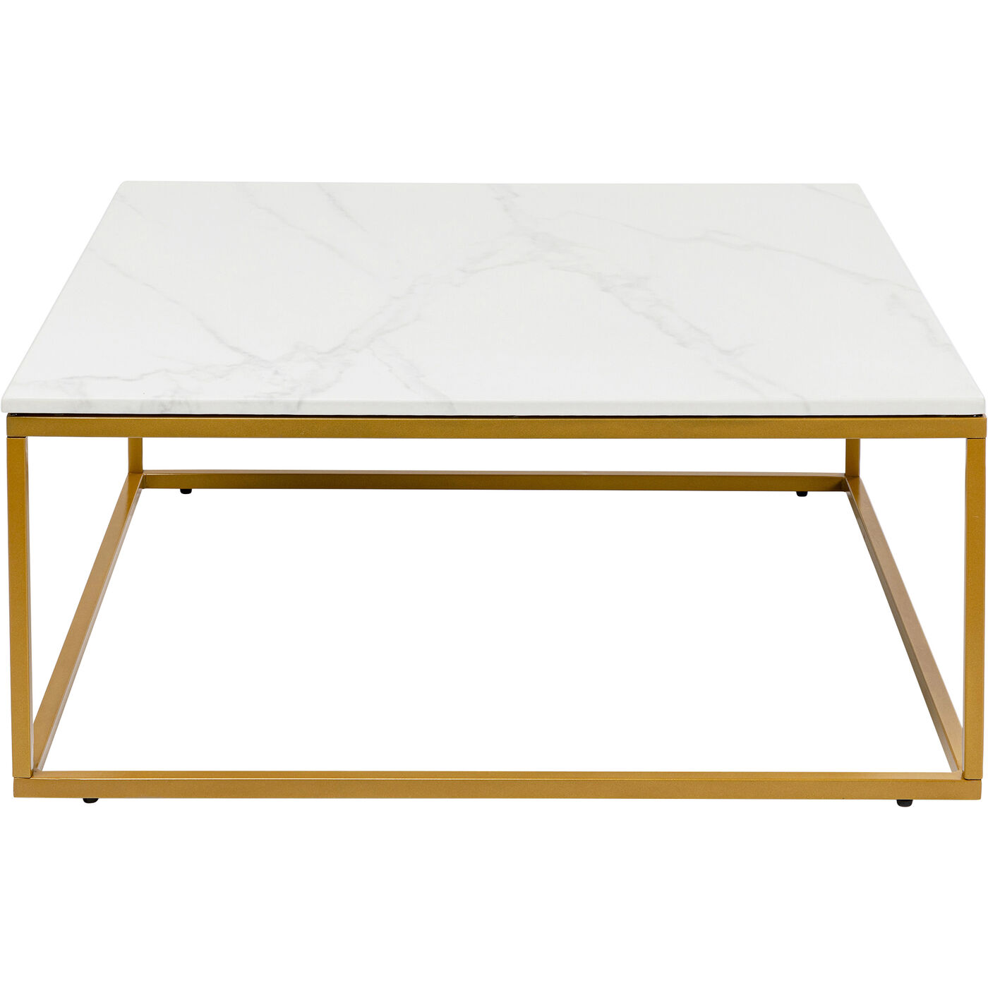 [85873] Mesa centro Key West Marble oro 90x90cm