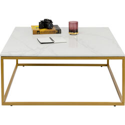 Table basse Key West doré 90x90cm