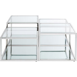 Coffee Table Orion Silver (4/Set)