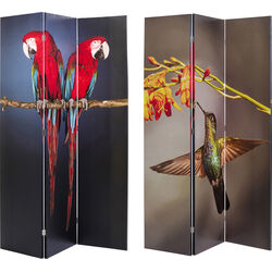 Room Divider Twin Parrot vs Cute Colibri 120x180