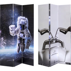 Room Divider Triptychon Man vs Oldtimer 120x180cm