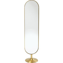 Floor Mirror Curve Brass 40x170cm