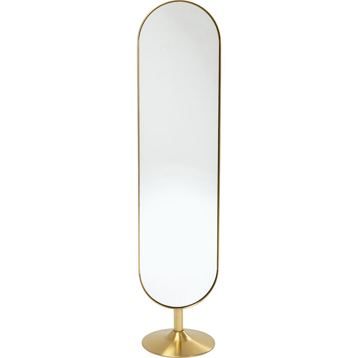Miroir sur pied Curve Brass 40x170cm