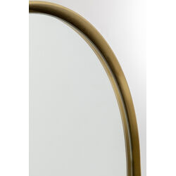 Floor Mirror Curve Brass 40x170cm