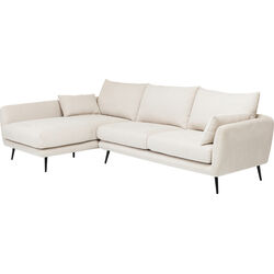 Divano angolare Amalfi sinistra crema 275cm