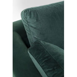 Ecksofa Gianni Small Velvet Dunkelgrün Rechts
