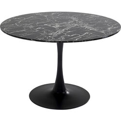 Table Veneto Marble Black Ø110cm