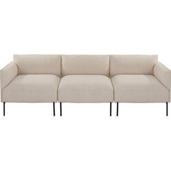 Sofa Chiara 3-Seater Cream 226cm