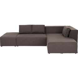 Corner Sofa Infinity Dolce Brown Right