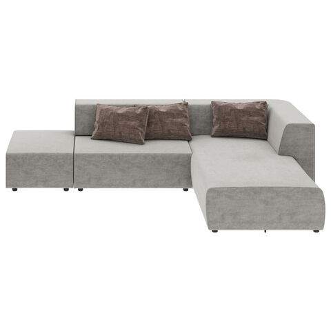Sofá esq Infinity Vegas gris