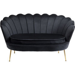Sofa Water Lily 2-Seater Gold Black