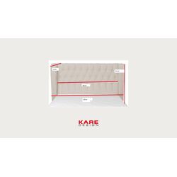 Kopfteil Benito Moon Creme 160cm