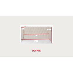 Kopfteil Benito Moon Creme 180cm