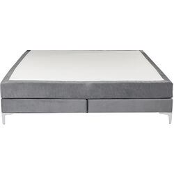 86086 - Base Boxspring Bed Benito Grey 160x200cm