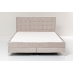 Letto boxspring Benito Star crema 160x200cm