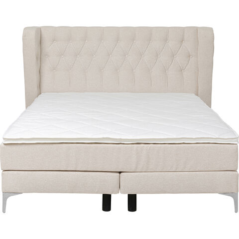 Boxspring Bed Benito Moon Cream 160x200cm
