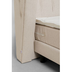 Boxspring Bed Benito Moon Cream 160x200cm