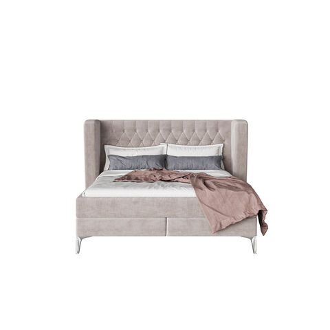 Boxspring Bed Benito Moon Cream 180x200cm
