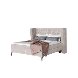 Cama Boxspring Benito Moon crema 180x200cm